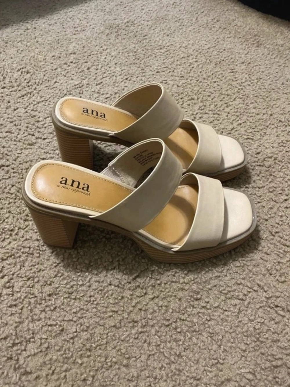 a.n.a. Sanger Heeled Sandals